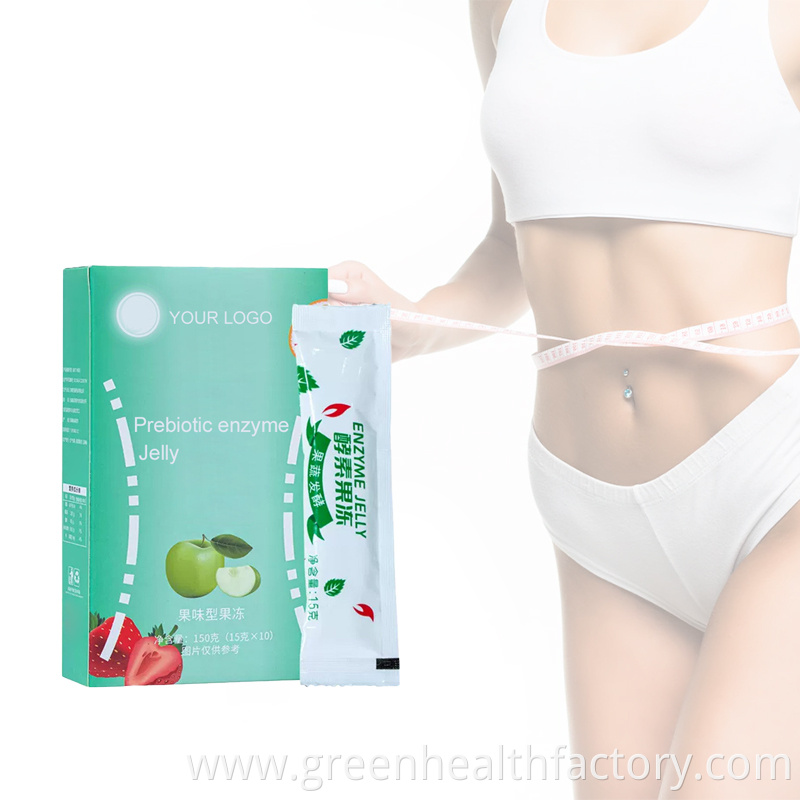 OEM private label Nutritional Weight Loss Slimming Enzyme Jelly Custom Flavour Body Slim Enzyme Jelly